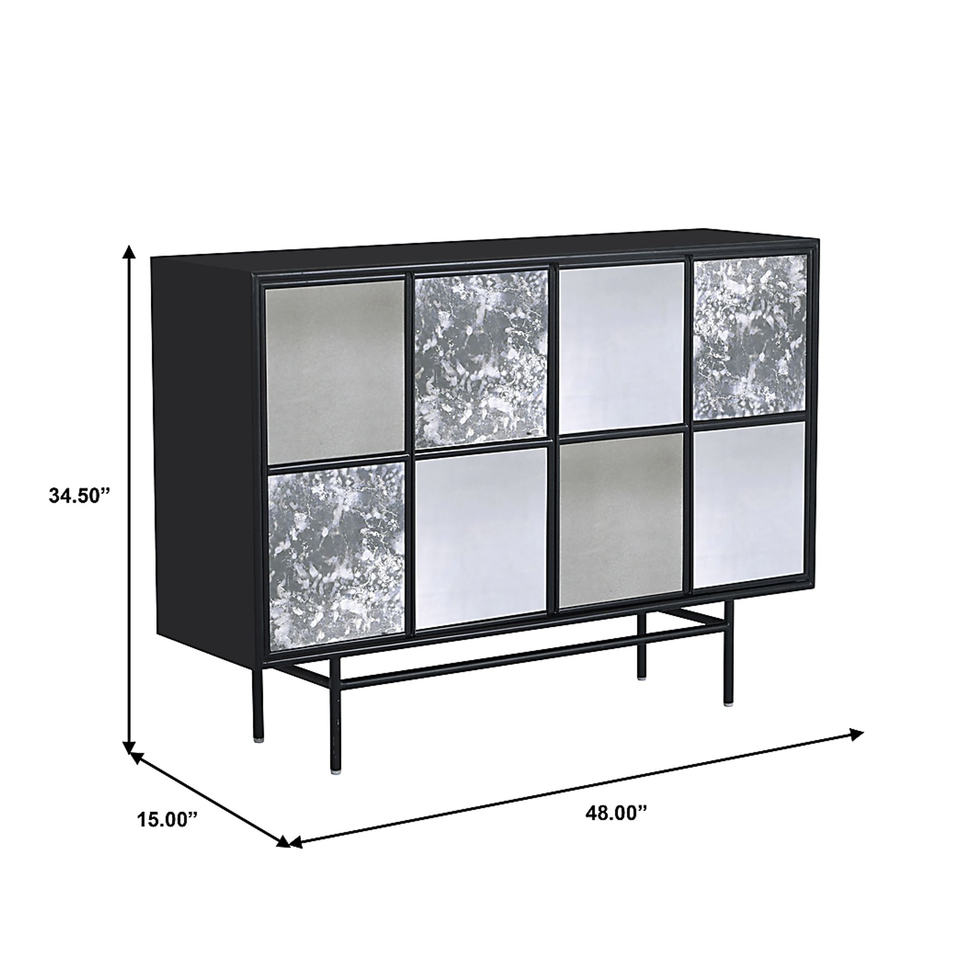 Redhaven Black 48 in. Console - Image 10