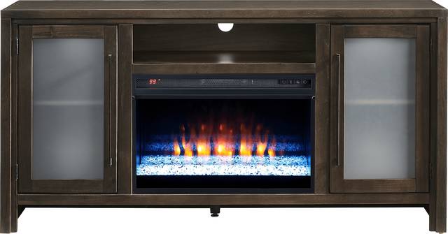 Redmond Espresso 64 in. Console with Electric Fireplace - Thumbnail - Image 1