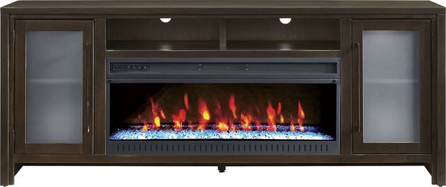 Redmond Espresso 80 in. Console with Electric Fireplace - Thumbnail - Image 1