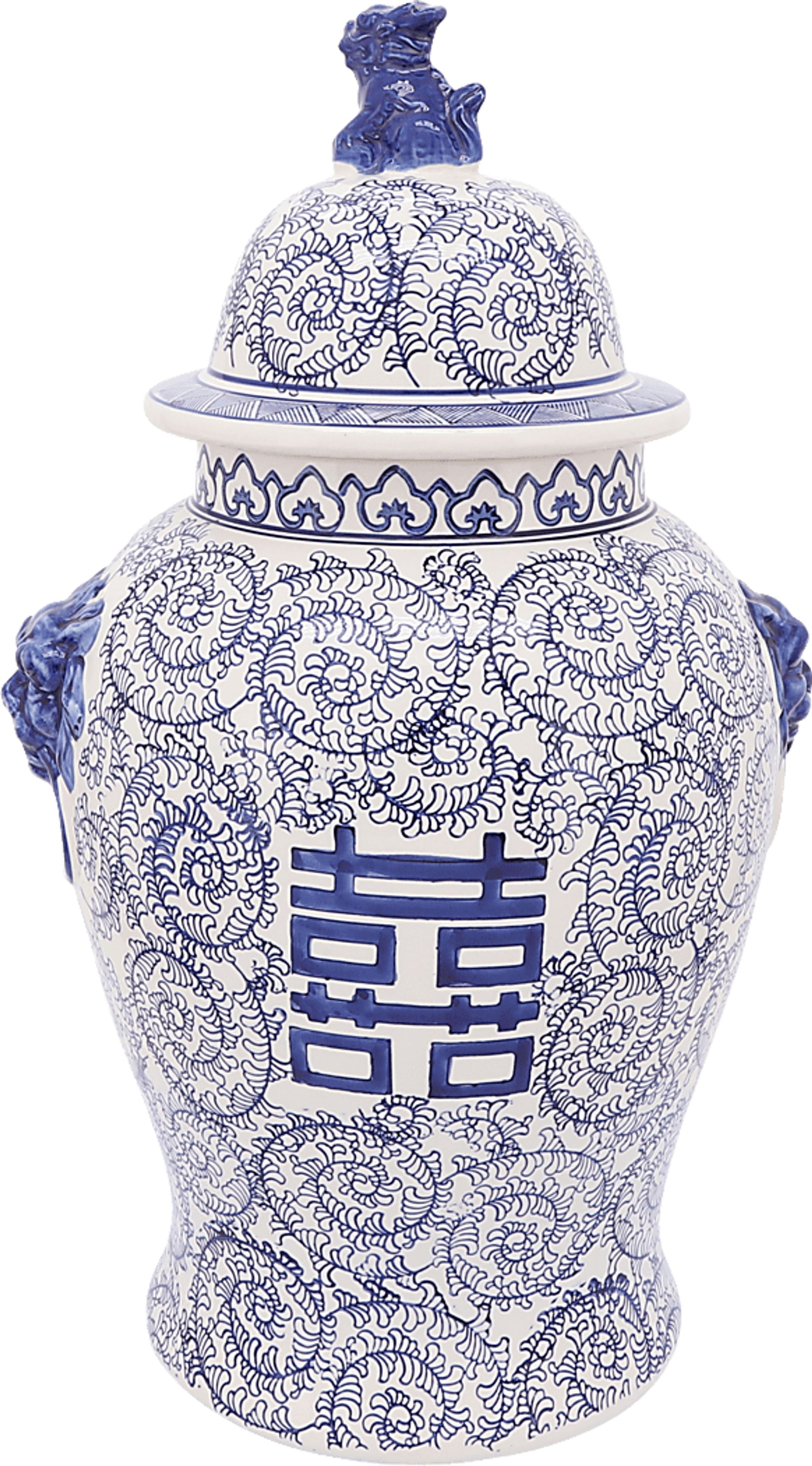 Redrick Blue Temple Jar - Image 1