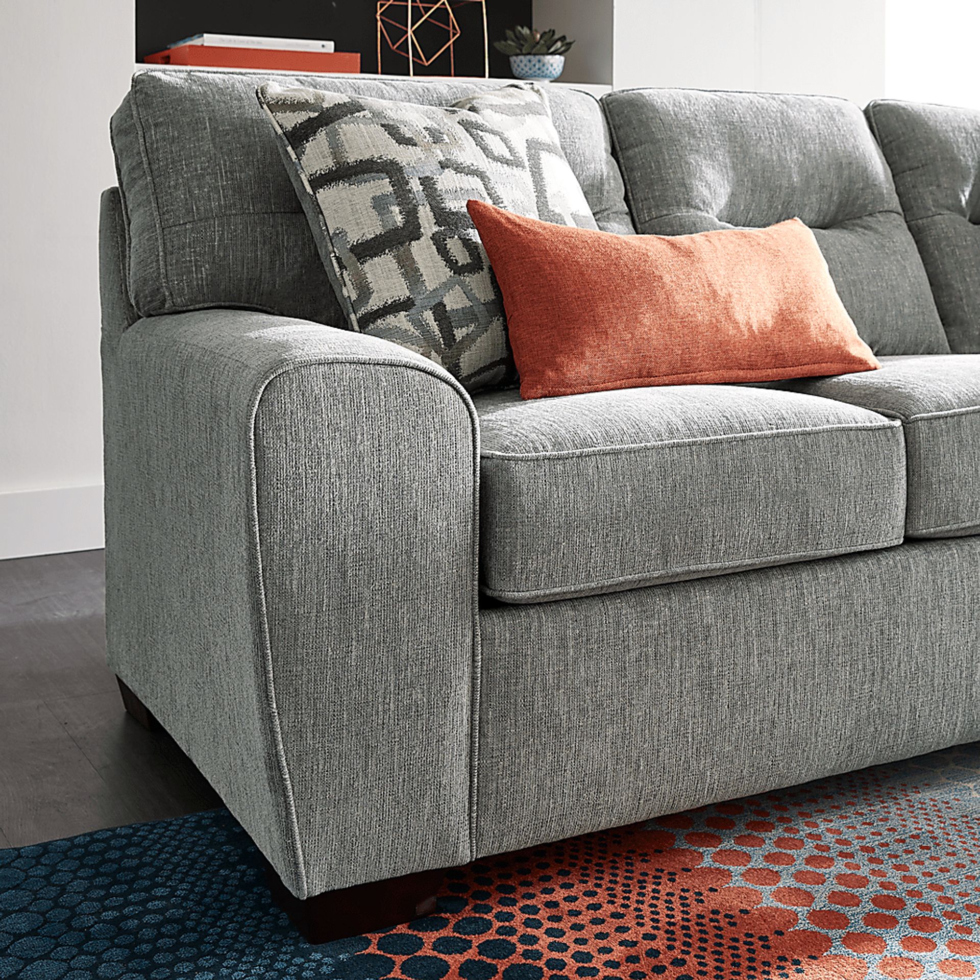 Redwood Park Gray Sofa - Image 2