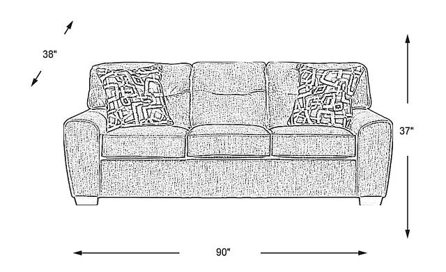 Dimension Image. Please refer to the Dimension Tab on this page for dimension details.