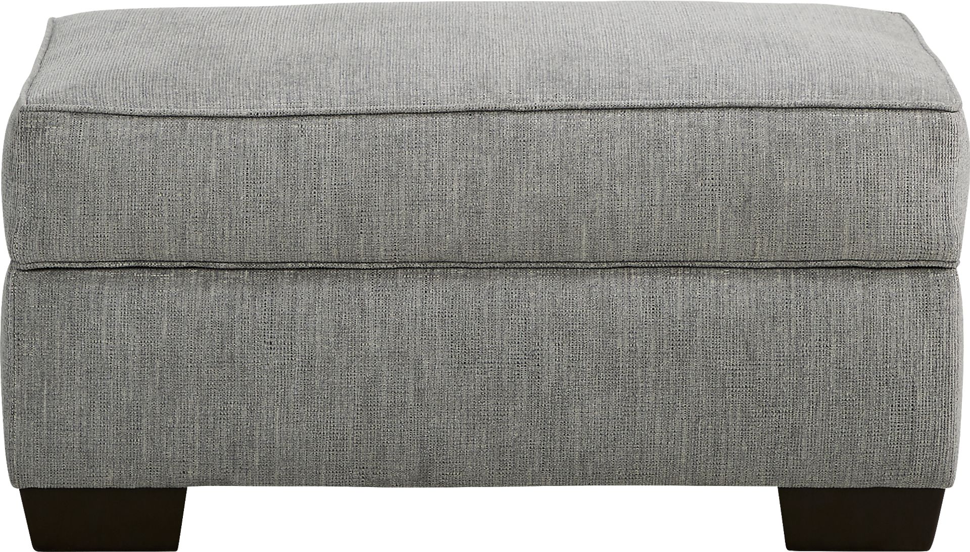 Redwood Park Gray Storage Ottoman - Image 2