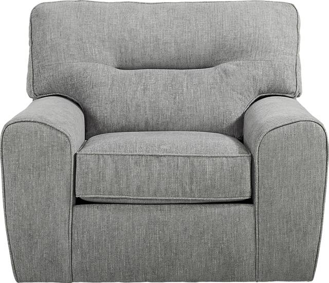 Redwood Park Gray Swivel Chair - Thumbnail - Image 2