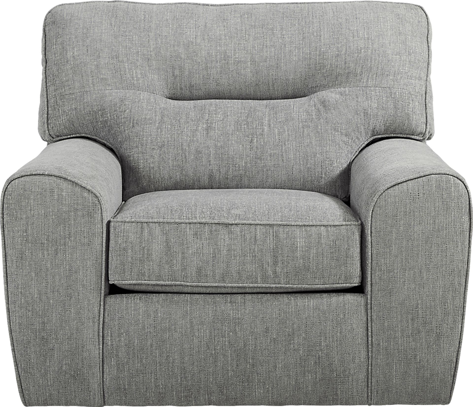 Redwood Park Gray Swivel Chair - Image 2