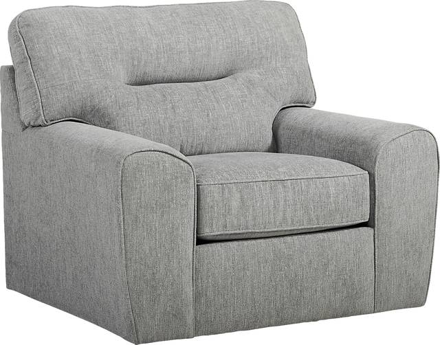 Redwood Park Gray Swivel Chair - Thumbnail - Image 1