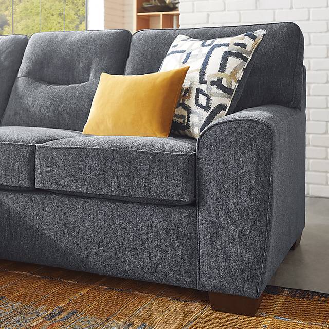 Redwood Park Navy 5 Pc Sectional Living Room - Thumbnail - Image 3