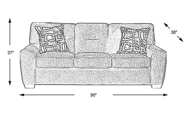 Dimension Image. Please refer to the Dimension Tab on this page for dimension details.
