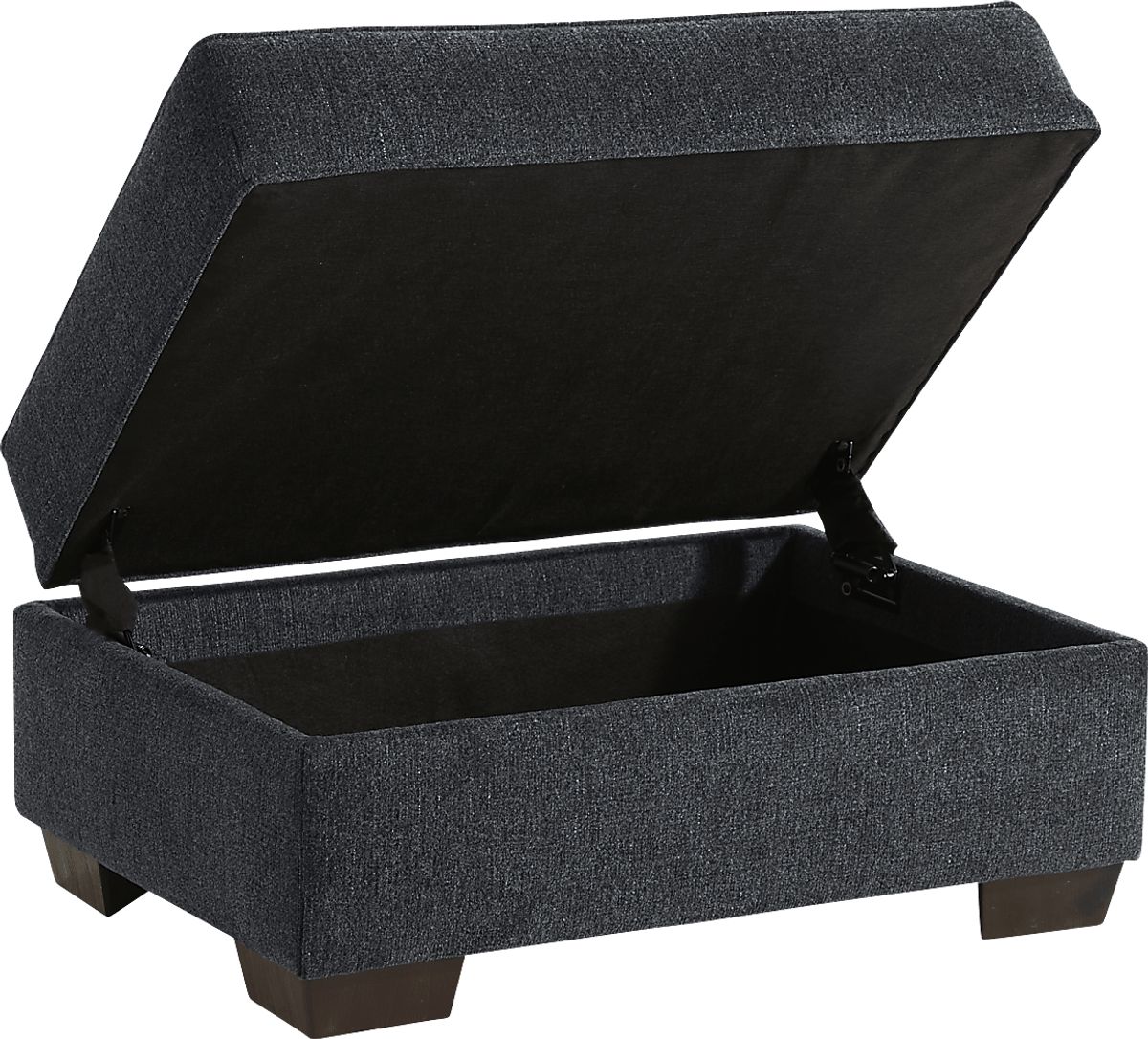 Redwood Park 2 Pc Navy Blue Chenille Fabric Living Room Set With