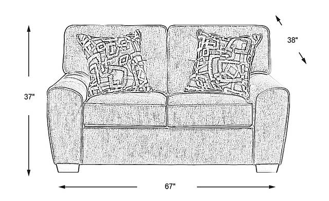 Dimension Image. Please refer to the Dimension Tab on this page for dimension details.