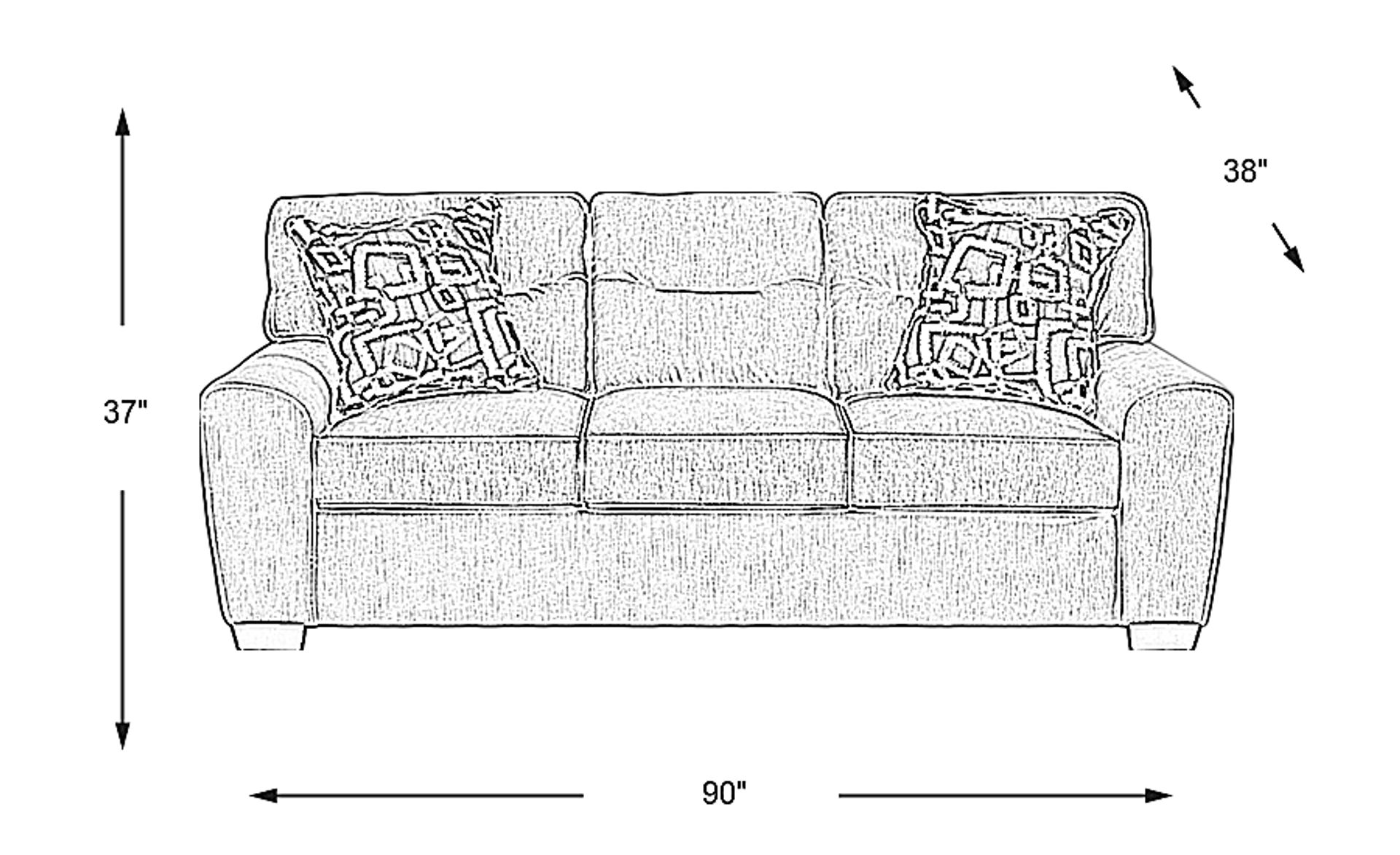 Dimension Image. Please refer to the Dimension Tab on this page for dimension details.