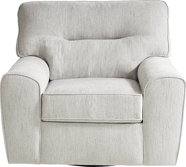 Redwood Park Smoke Swivel Chair - Thumbnail - Image 2