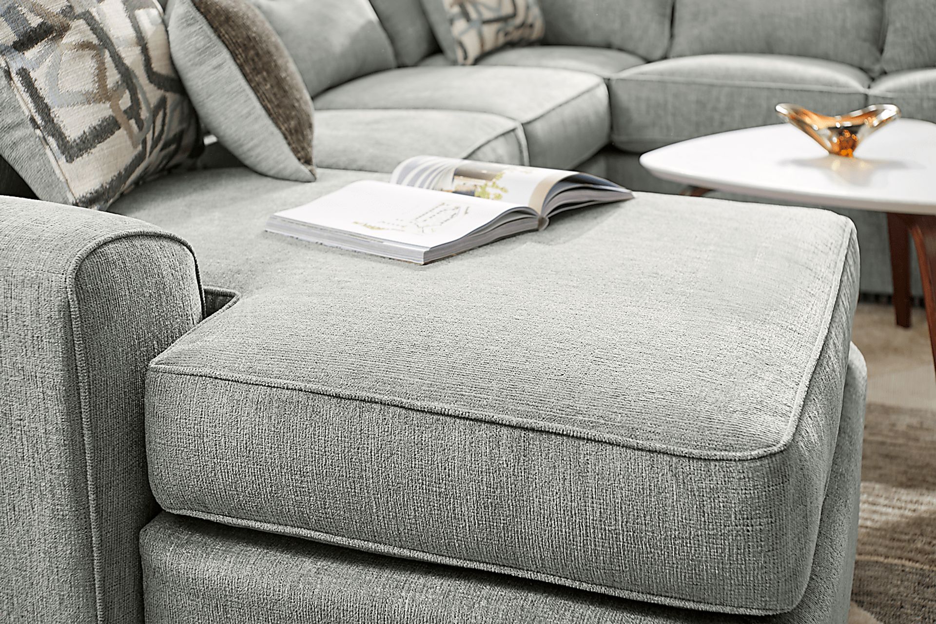 Redwood Place Gray 2 Pc Sectional - Image 3