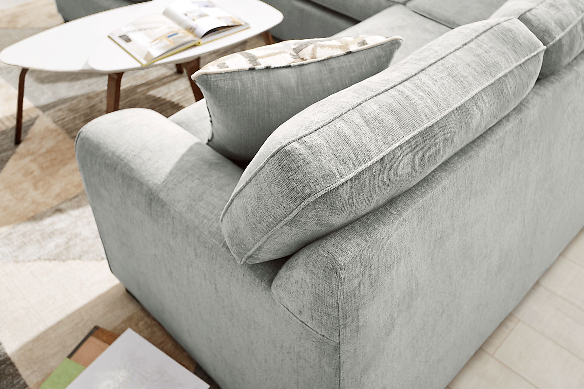 Redwood Place Gray 2 Pc Sectional - Image 4