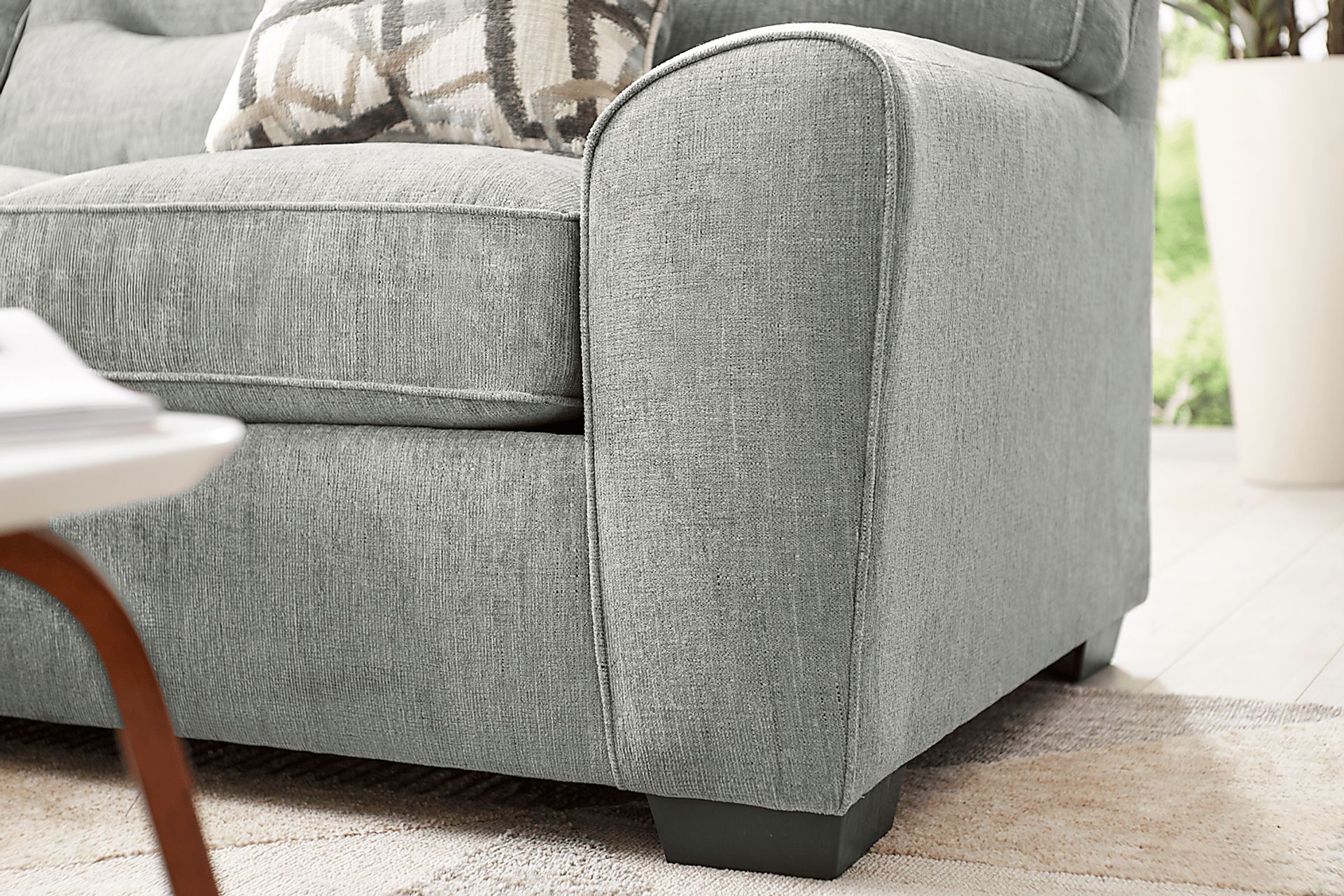 Redwood Place Gray 2 Pc Sectional - Image 6