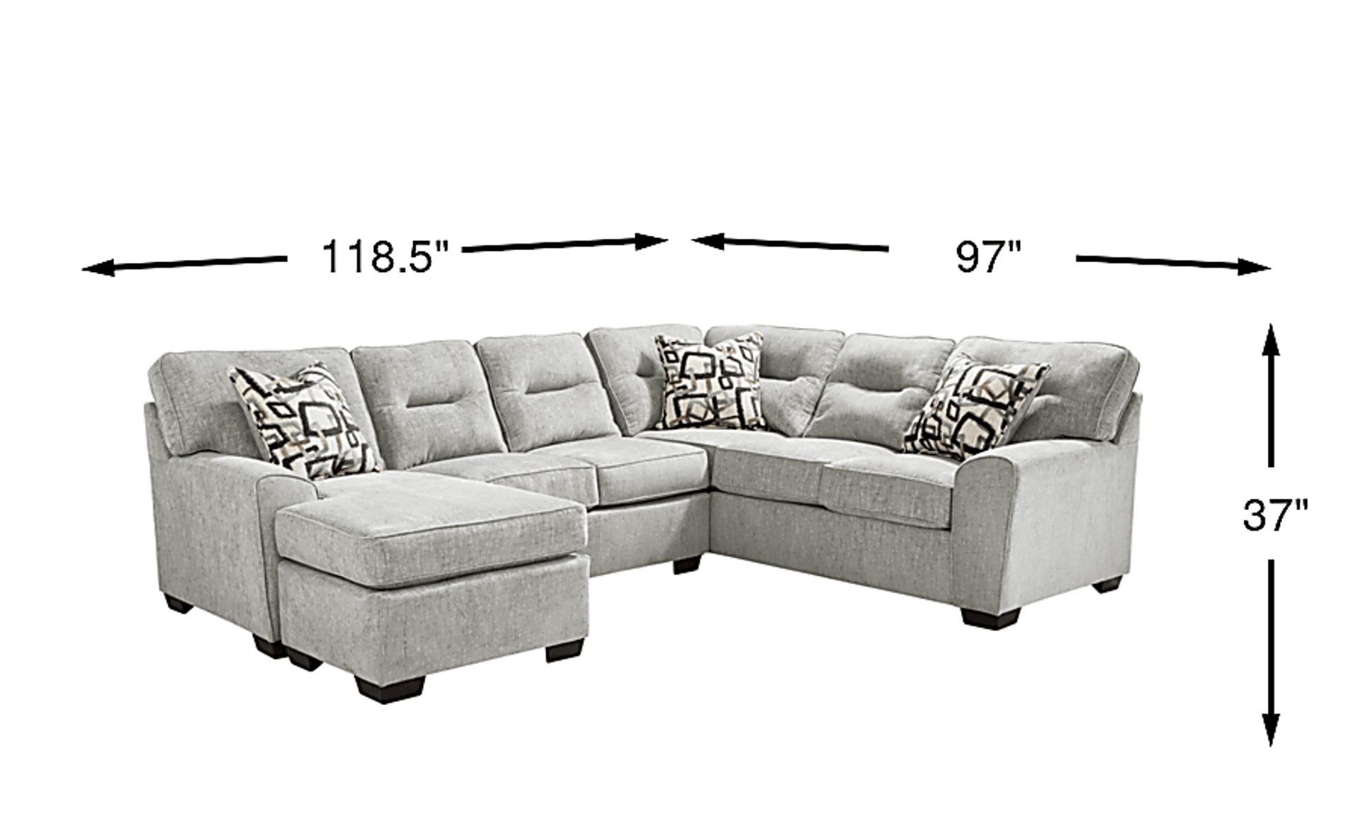 Dimension Image. Please refer to the Dimension Tab on this page for dimension details.