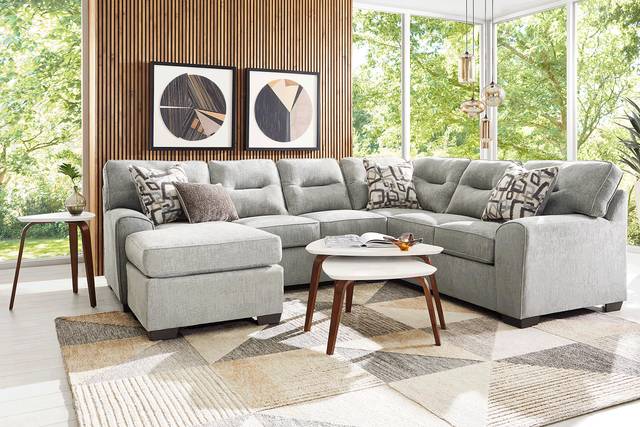 Redwood Place Gray 2 Pc Sectional - Thumbnail - Image 2
