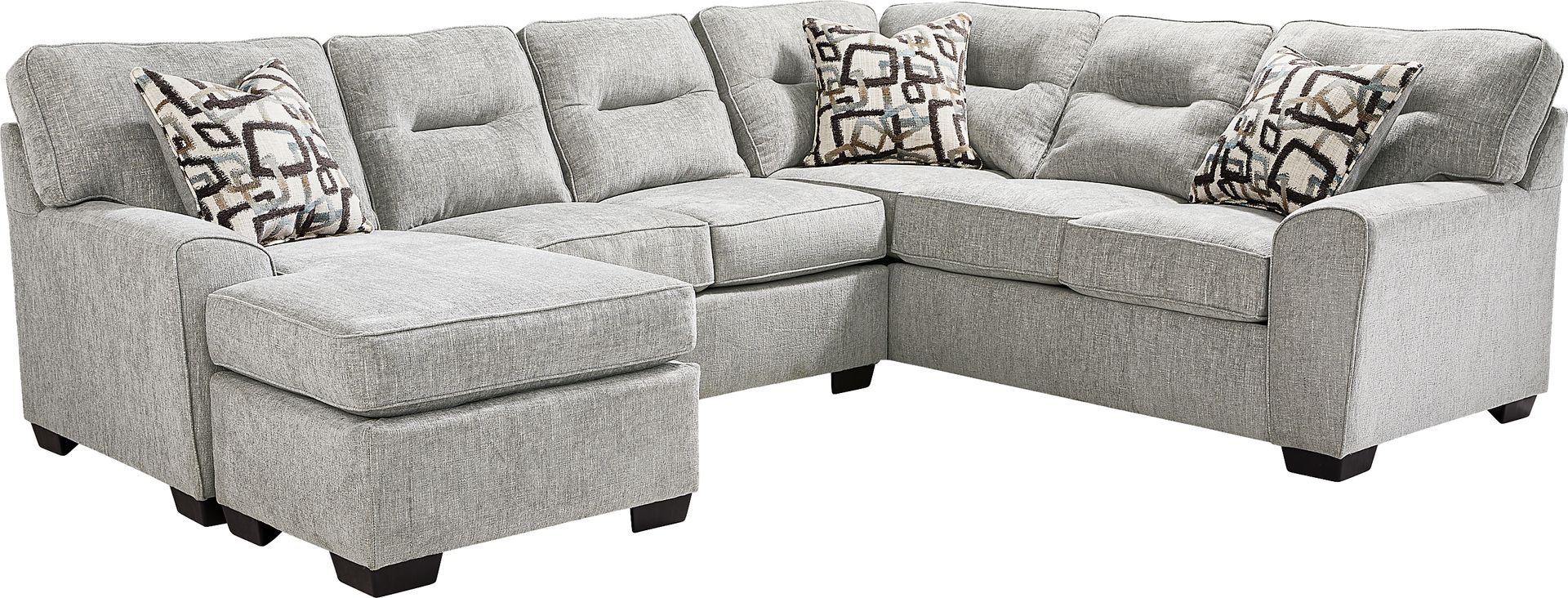 Redwood Place Gray 2 Pc Sectional - Image 1
