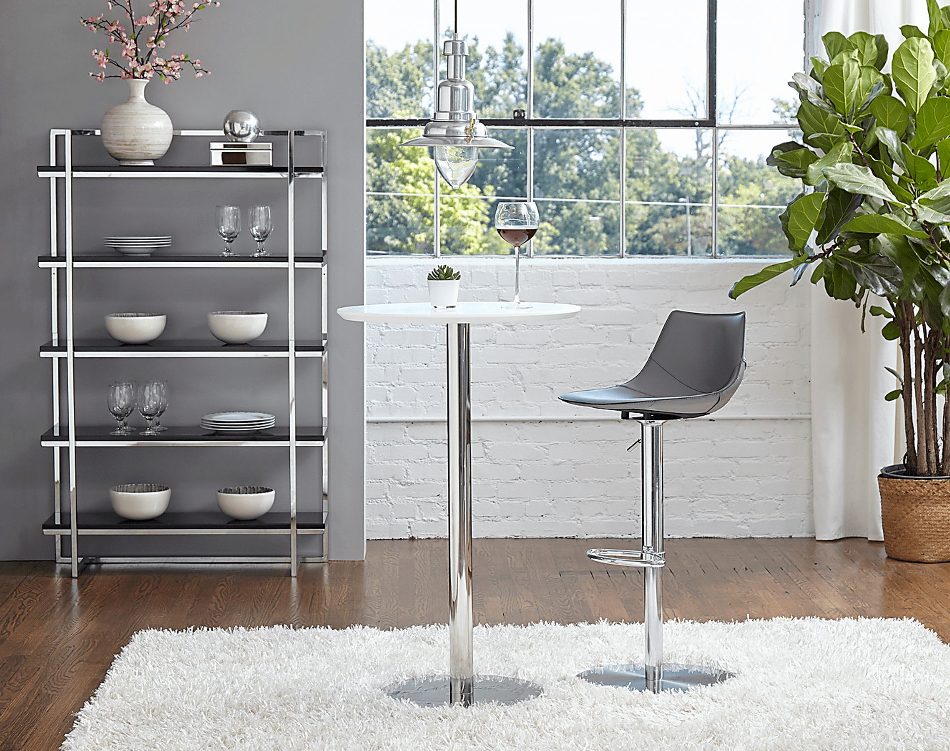 Reebe Gray Barstool - Image 2