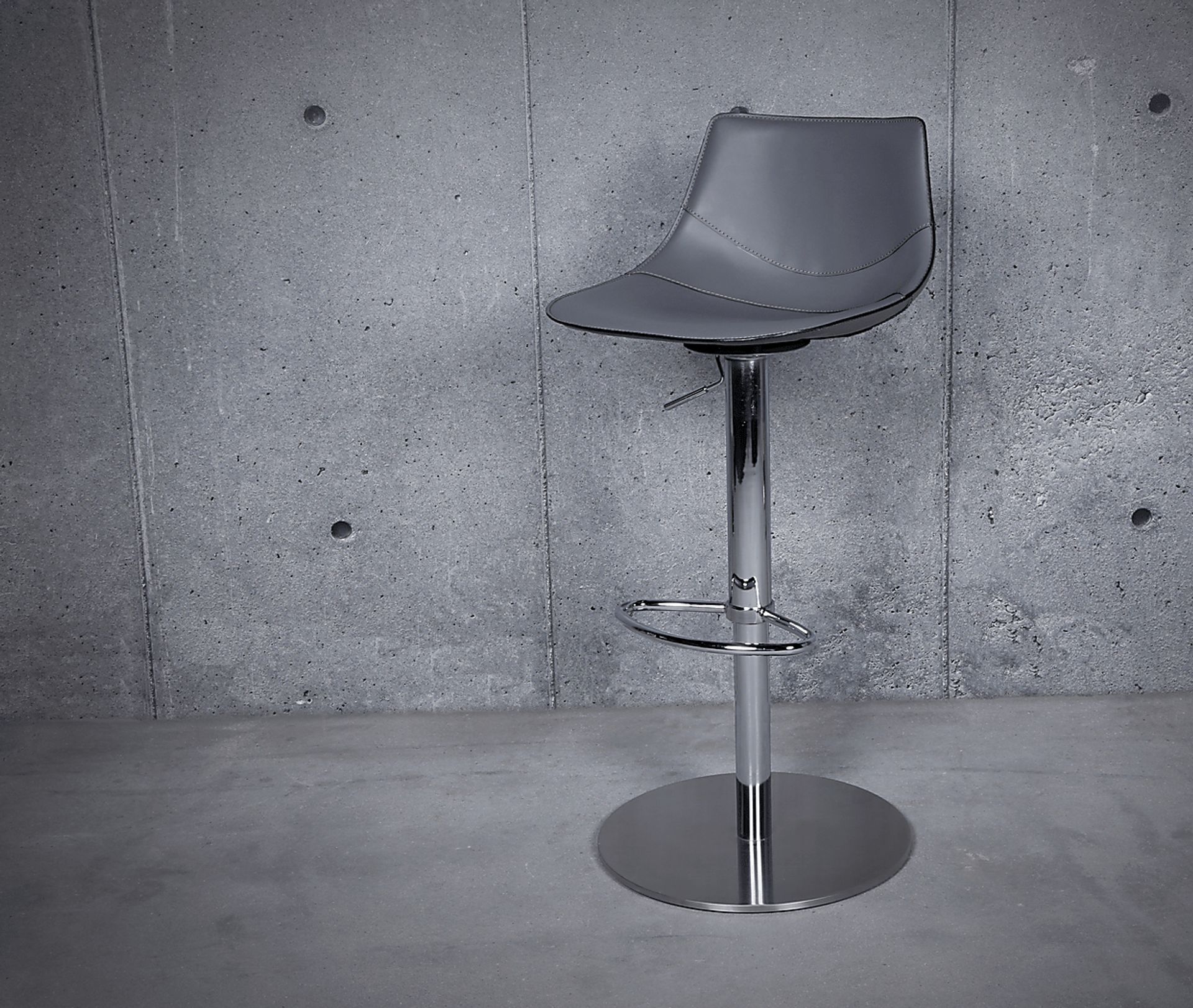 Reebe Gray Barstool - Image 4