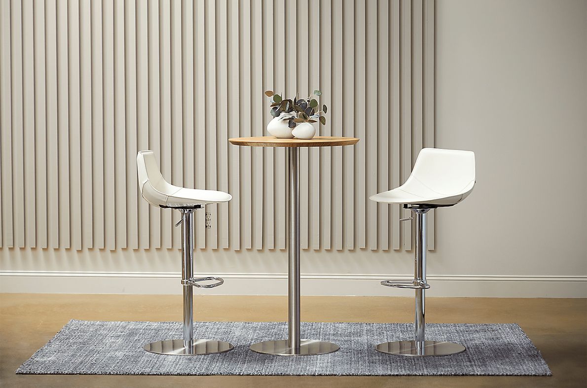 Reebe White Barstool