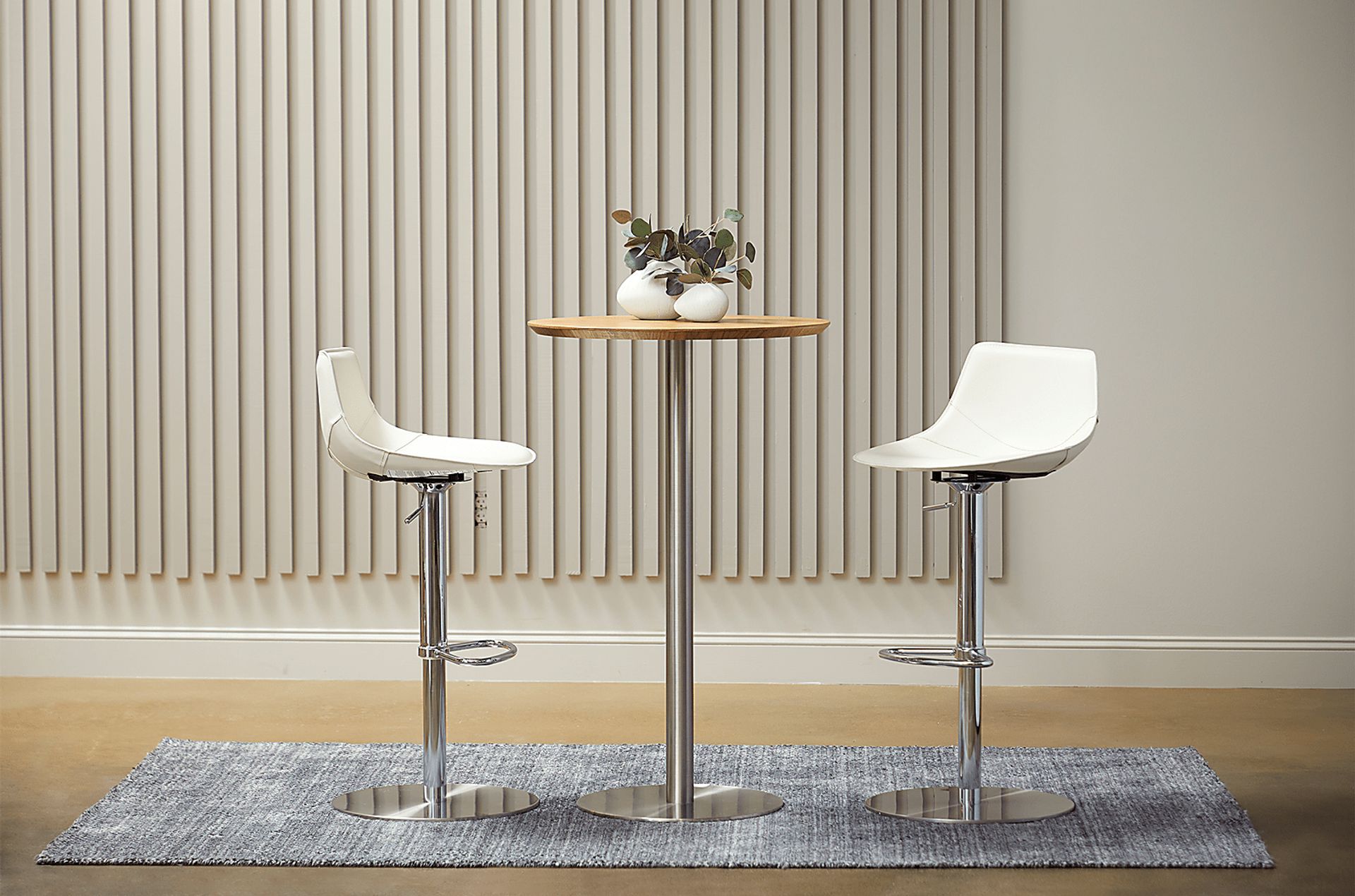 Reebe White Barstool - Image 3