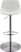 Reebe White Barstool