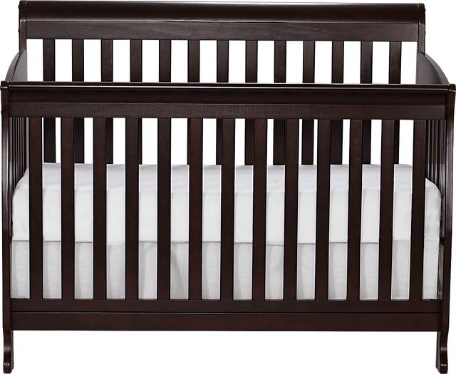 Reena Espresso Convertible Crib with Toddler Rail - Thumbnail - Image 2