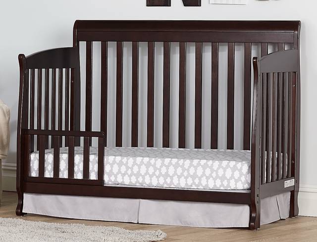 Reena Espresso Convertible Crib with Toddler Rail - Thumbnail - Image 6