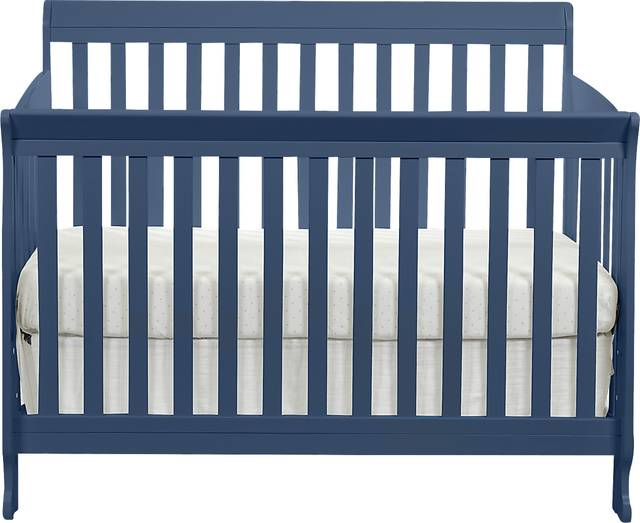 Reena Navy Convertible Crib with Toddler Rail - Thumbnail - Image 2