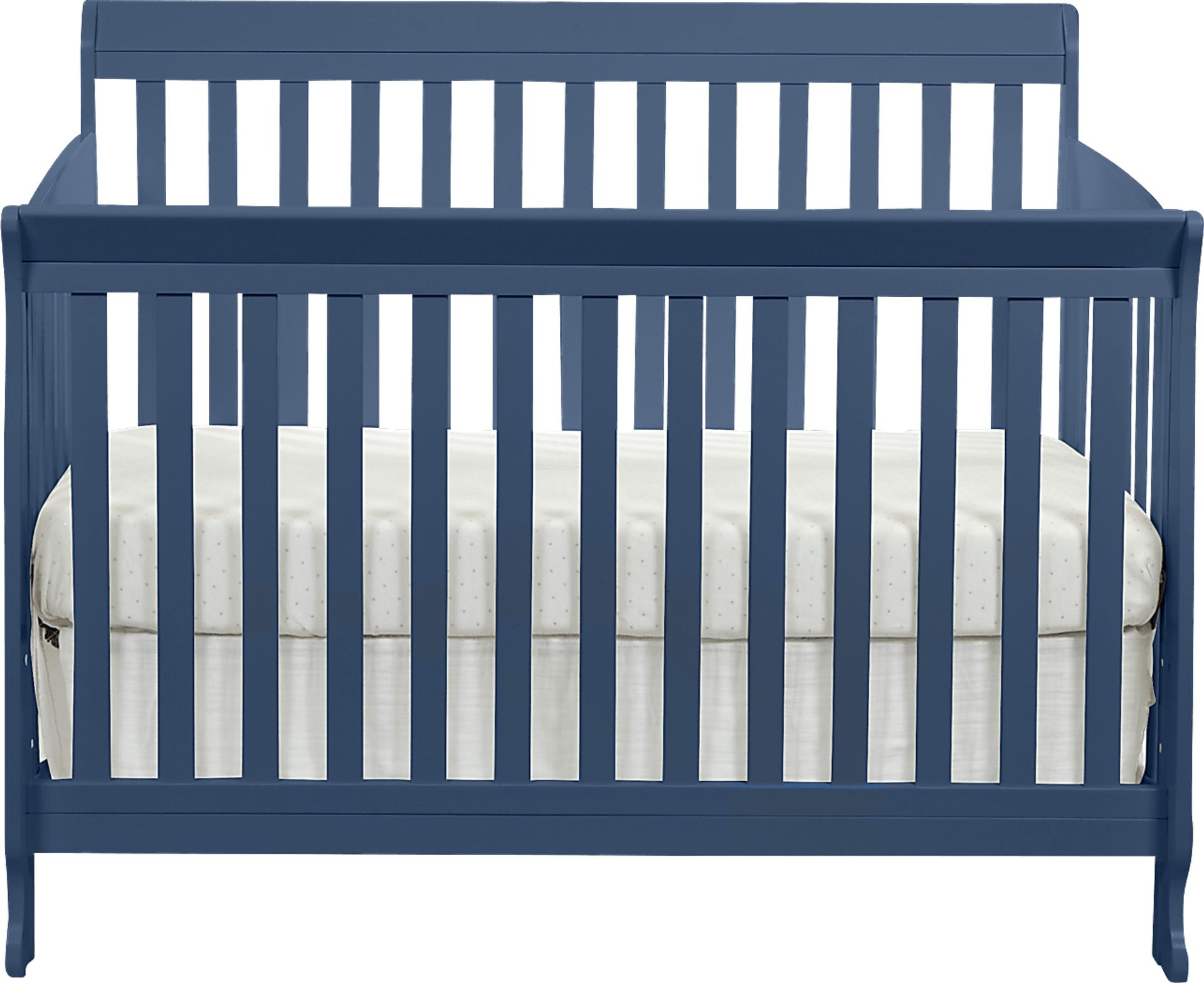 Reena Navy Convertible Crib with Toddler Rail - Image 2