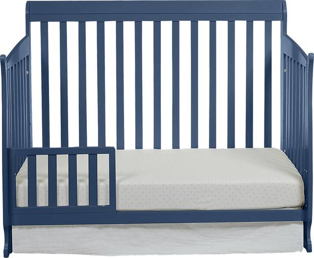 Reena Navy Convertible Crib with Toddler Rail - Thumbnail - Image 3
