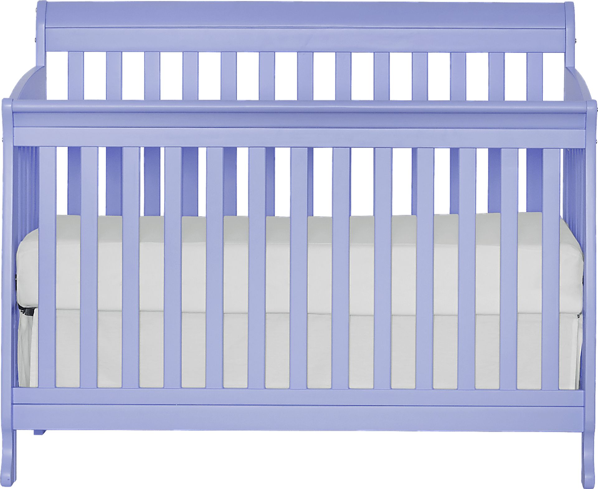 Reena Lilac Convertible Crib with Toddler Rail - Image 2