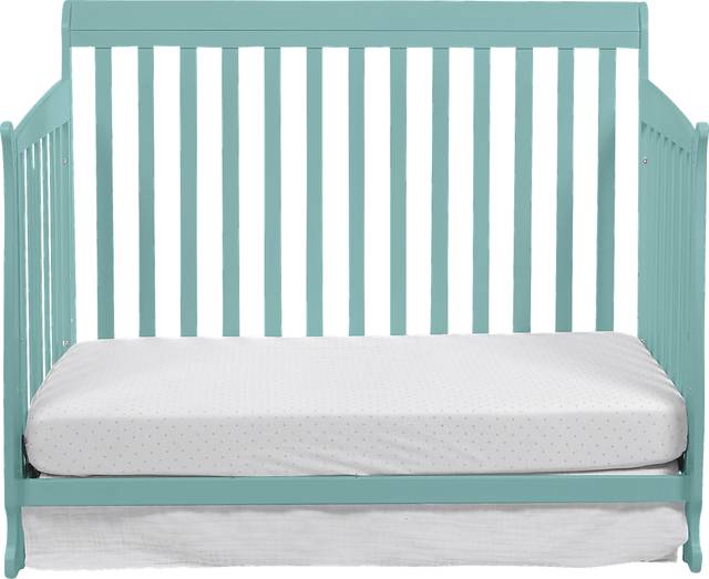 Reena Turquoise Convertible Crib with Toddler Rail - Thumbnail - Image 6