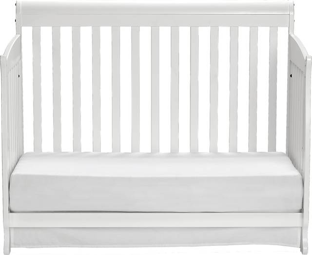 Reena White Convertible Crib with Toddler Rail - Thumbnail - Image 3