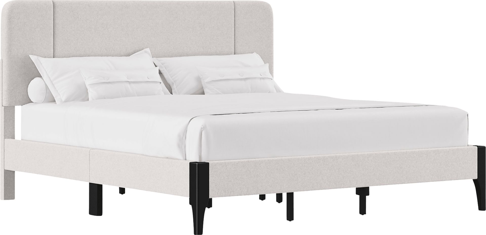 Reesha Beige King Bed - Image 1
