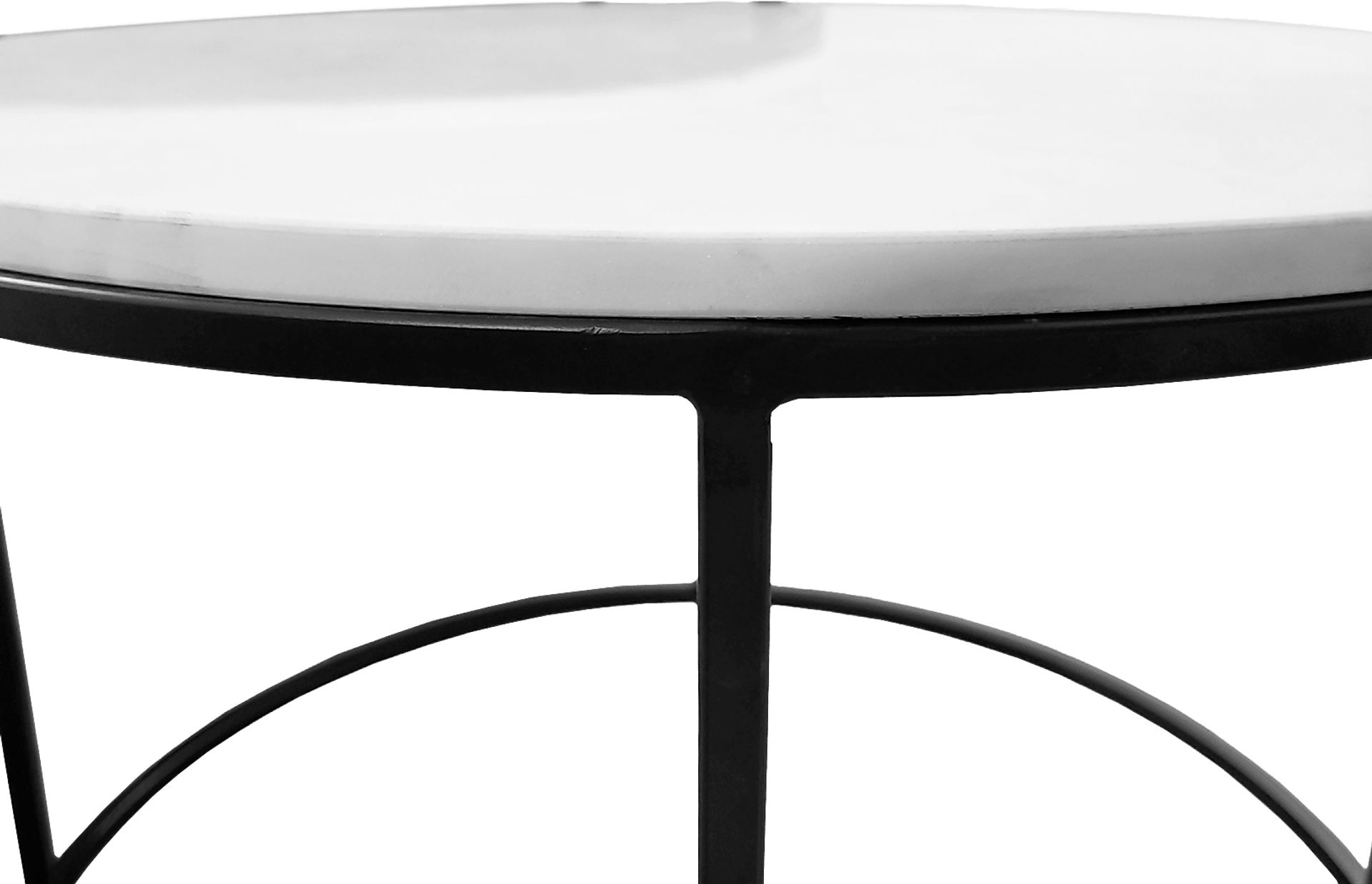 Reeves White Nesting Cocktail Tables, Set of 2 - Image 3