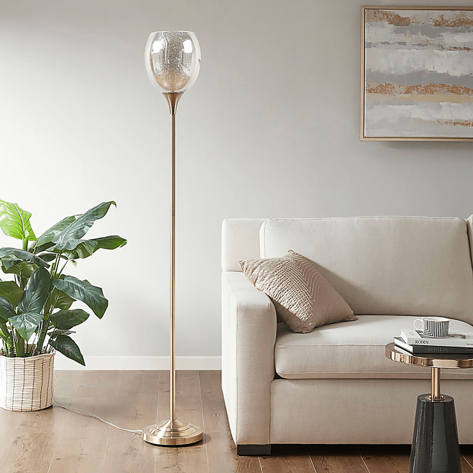 Reflect Creek Brass Floor Lamp - Image 2