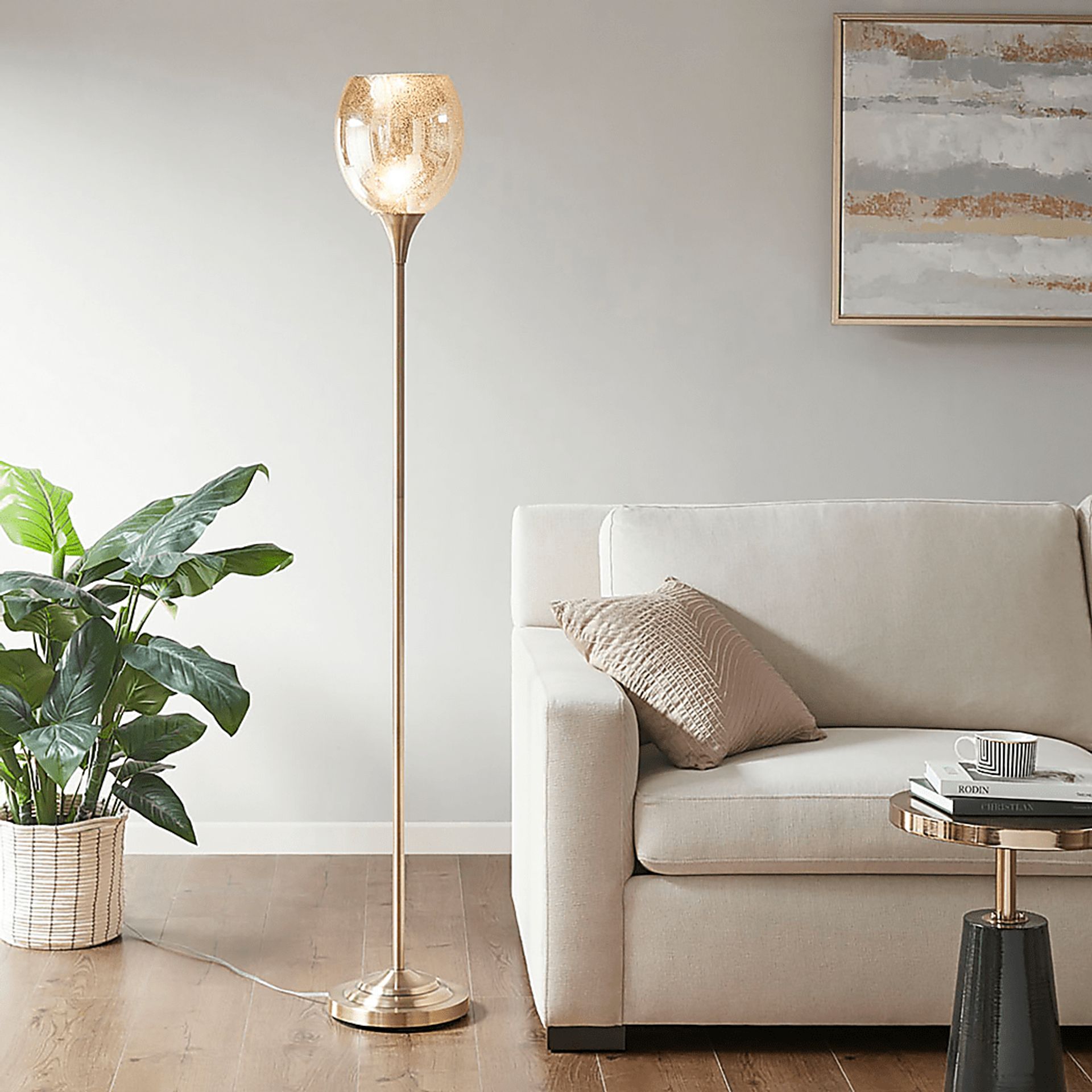 Reflect Creek Brass Floor Lamp - Image 5