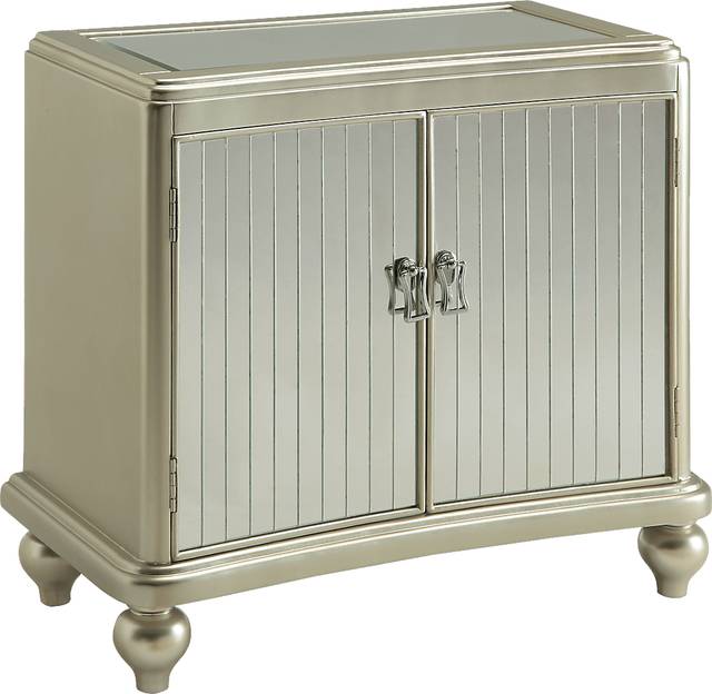 Reflection Road Champagne Accent Cabinet - Thumbnail - Image 1