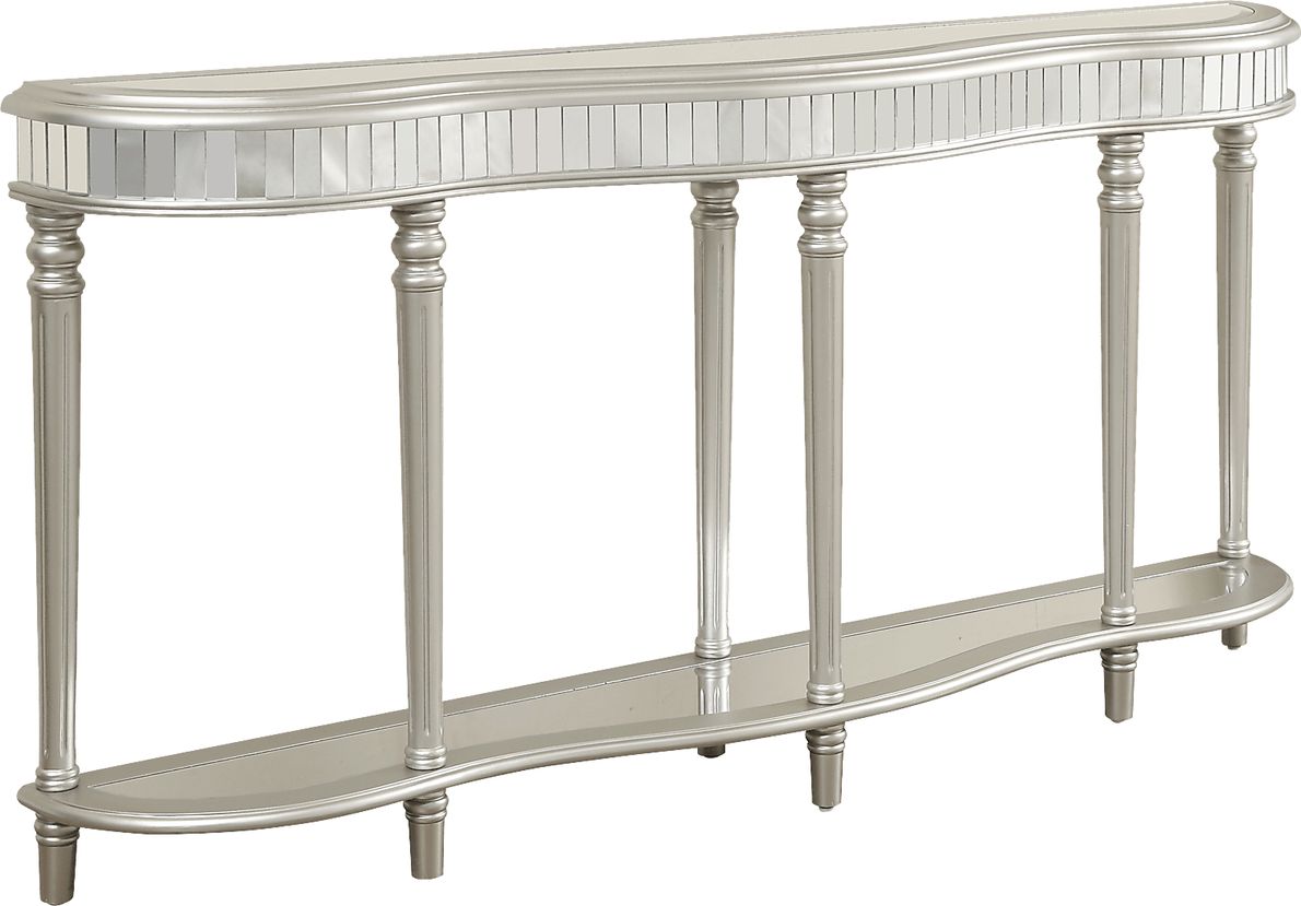 Reflection Road Champagne Console Table