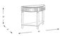 Reflection Road Champagne Demilune Console Table