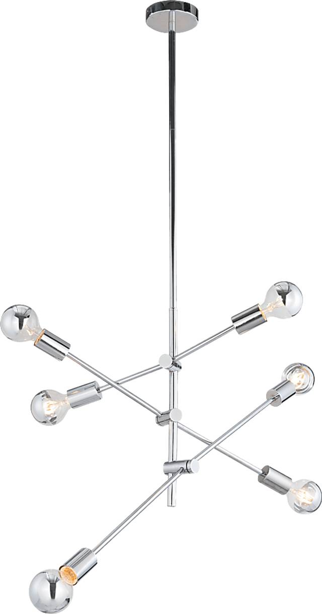 Refugio Cove Chrome Chandelier - Thumbnail - Image 2