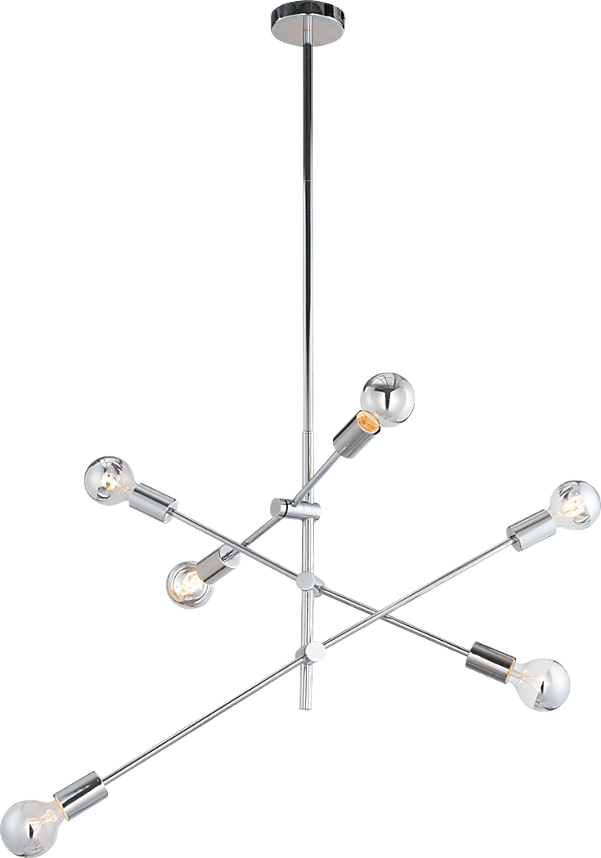 Refugio Cove Chrome Chandelier - Image 3