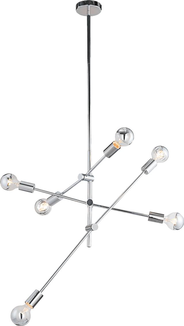 Refugio Cove Chrome Chandelier - Thumbnail - Image 4
