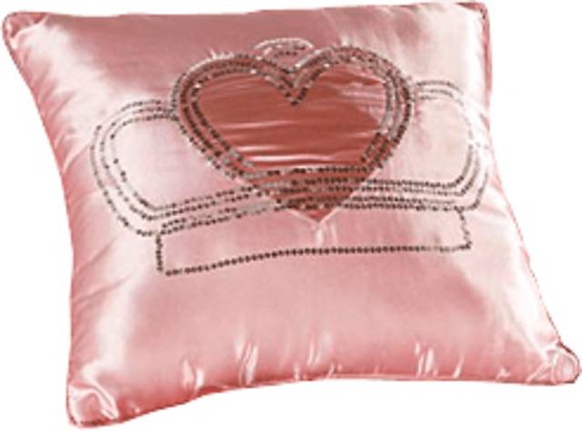 Regal Ruffles Pink Tiara Pillow - Thumbnail - Image 1