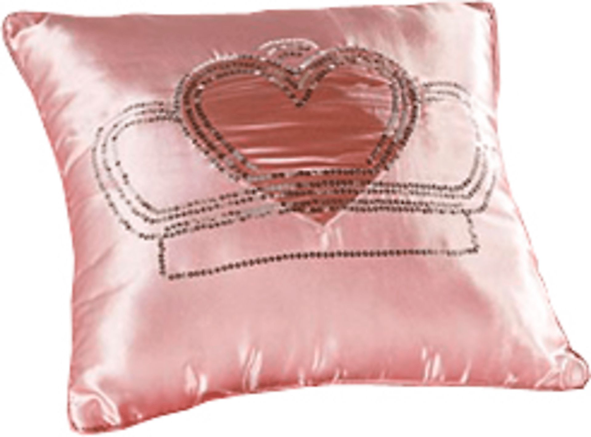 Regal Ruffles Pink Tiara Pillow - Image 1