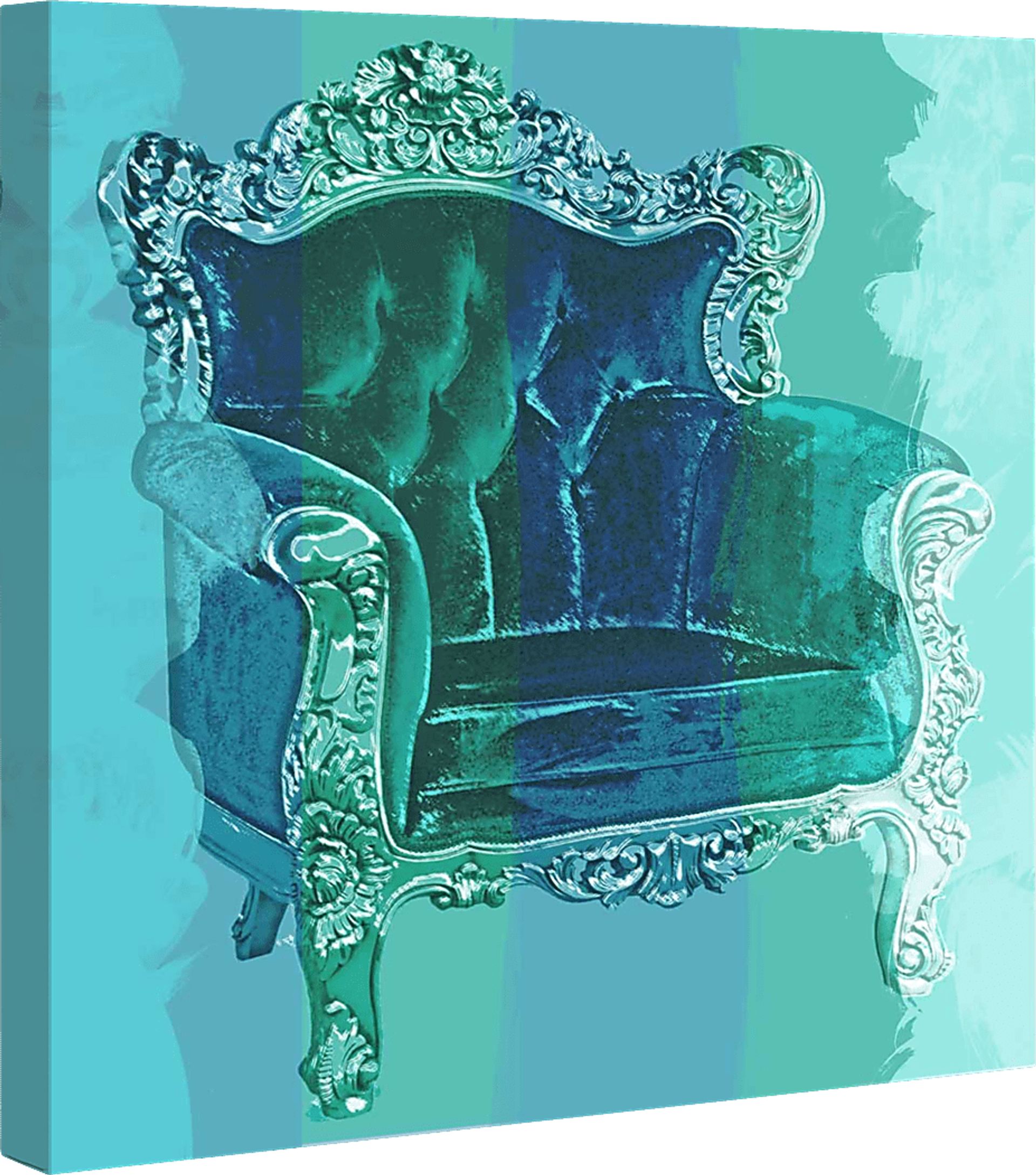 Regal Seat Blue Artwork - Image 2