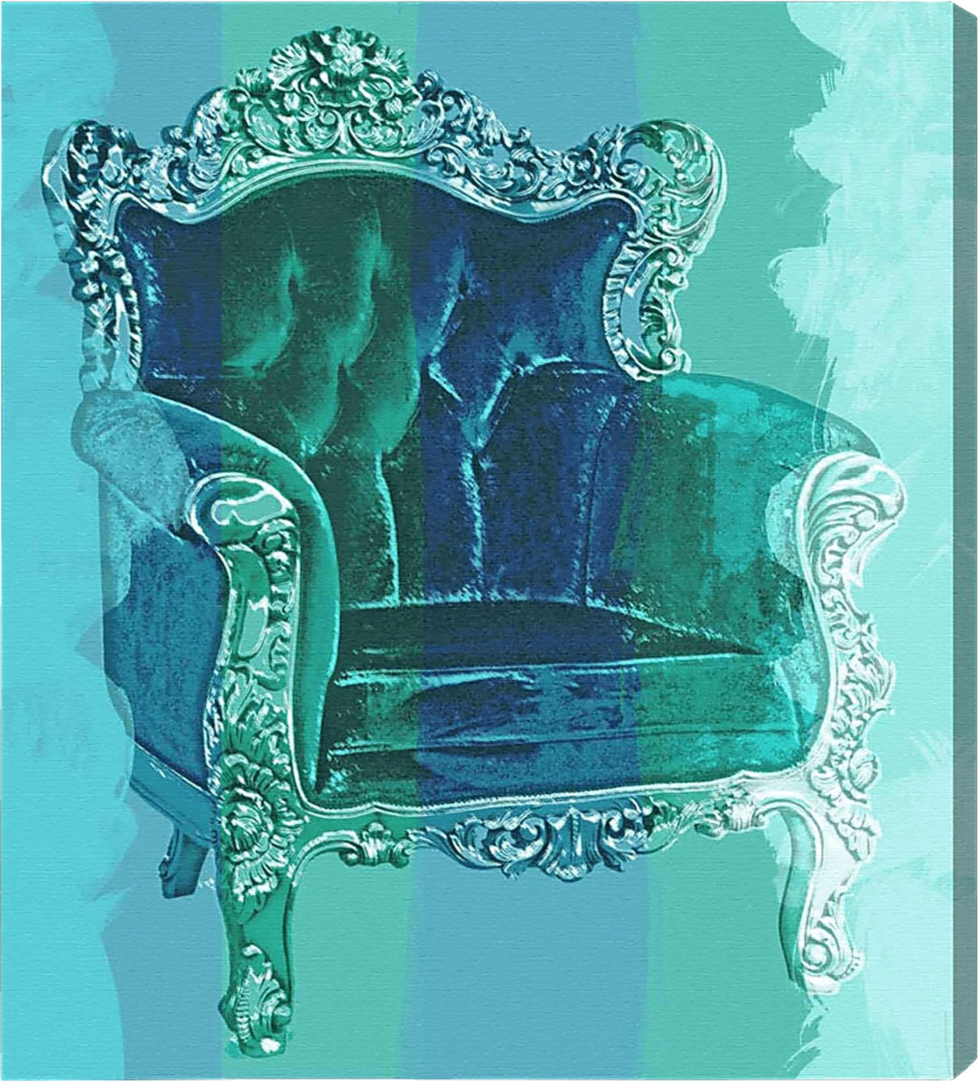 Regal Seat Blue Artwork - Image 1