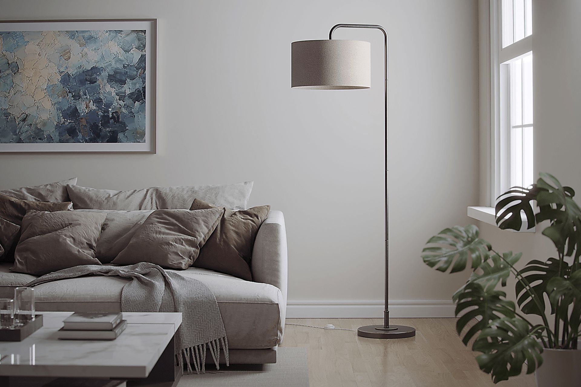 Regalia Gate Bronze Floor Lamp - Image 6